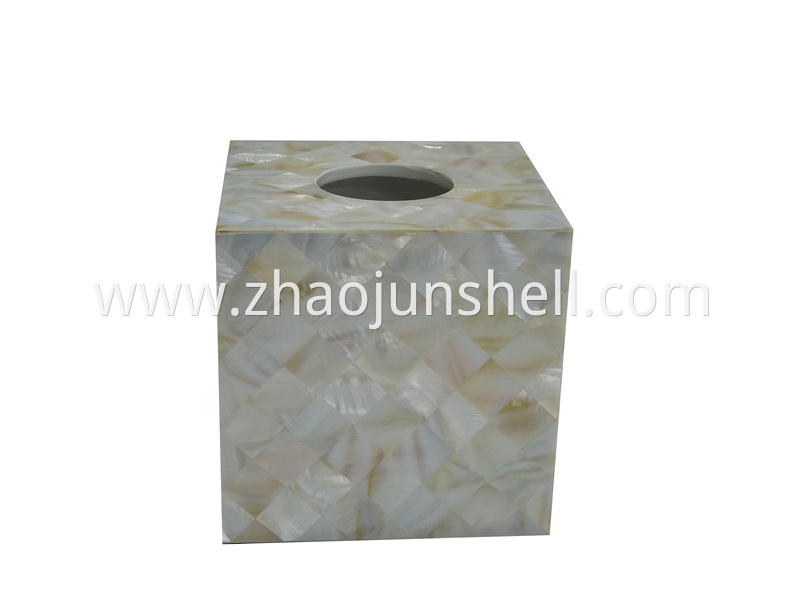 freshwater shell tissue box